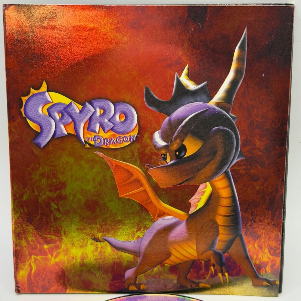Sony PlayStation Spyro The Dragon Demo Disc PS1 Underground Retro Gaming 90s